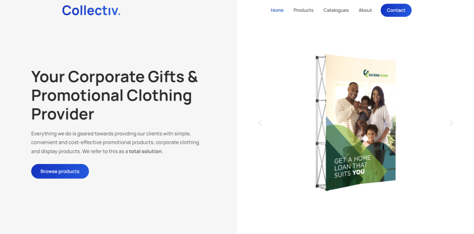 Collectiv. website screenshot