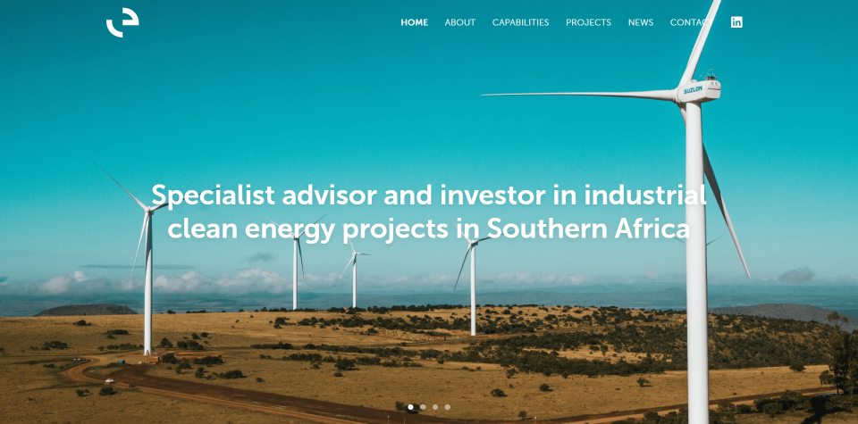 Energy Group website screenshot