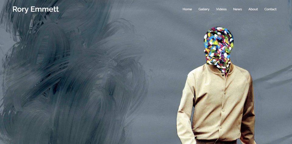 Rory Emmett website screenshot