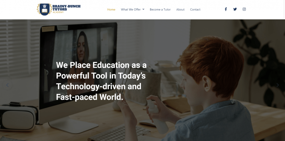 BBT Academy website screenshot