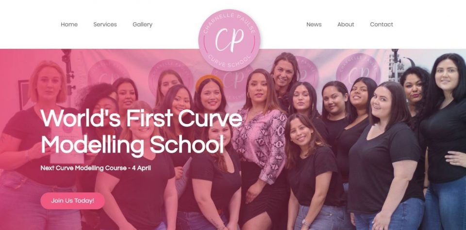 Charnelle Paulse Curve School website screenshot