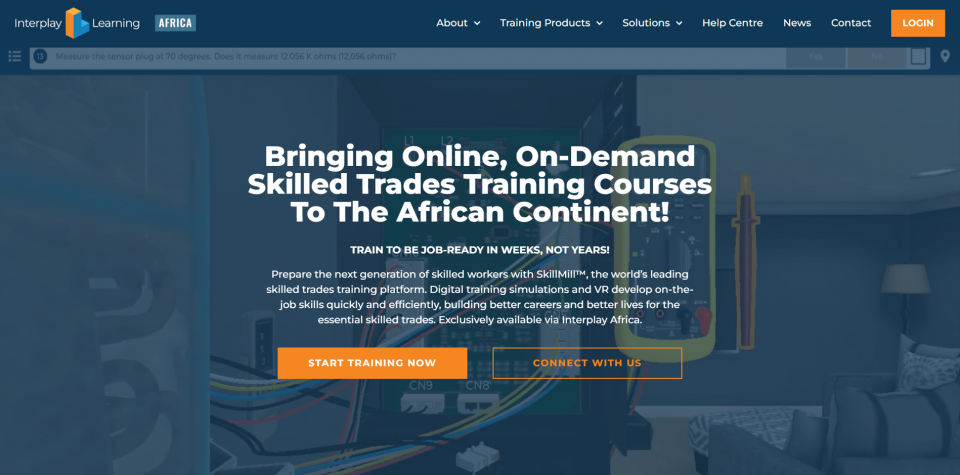 Interplay Africa website screenshot