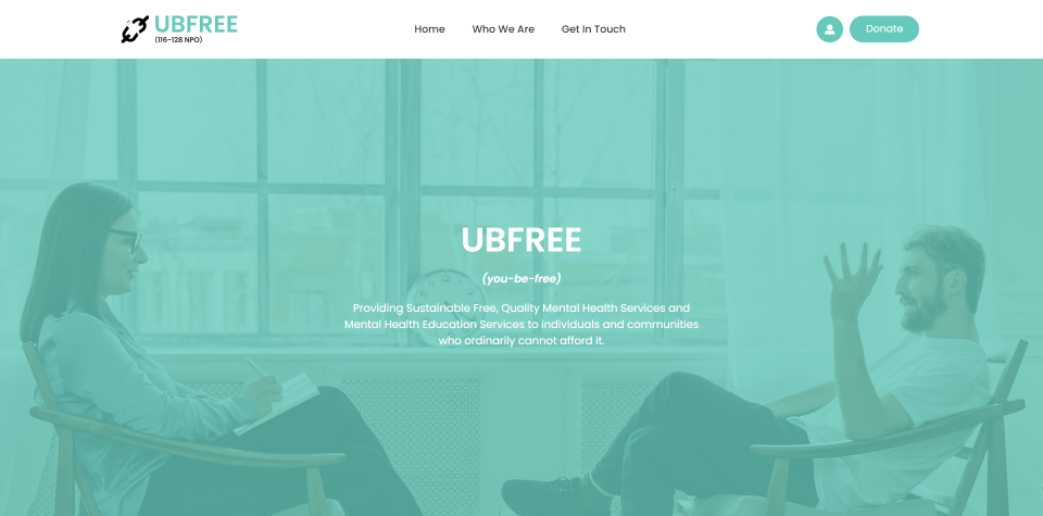 UBFREE website screenshot